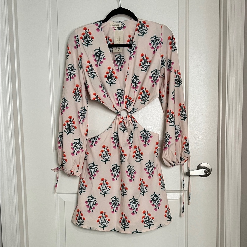 Floral Asymmetrical Dress